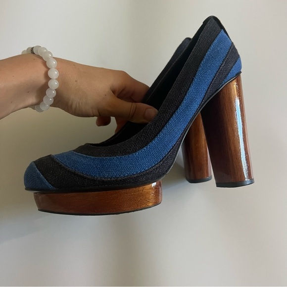 Tory Burch blue pumps - Picture 6 of 7